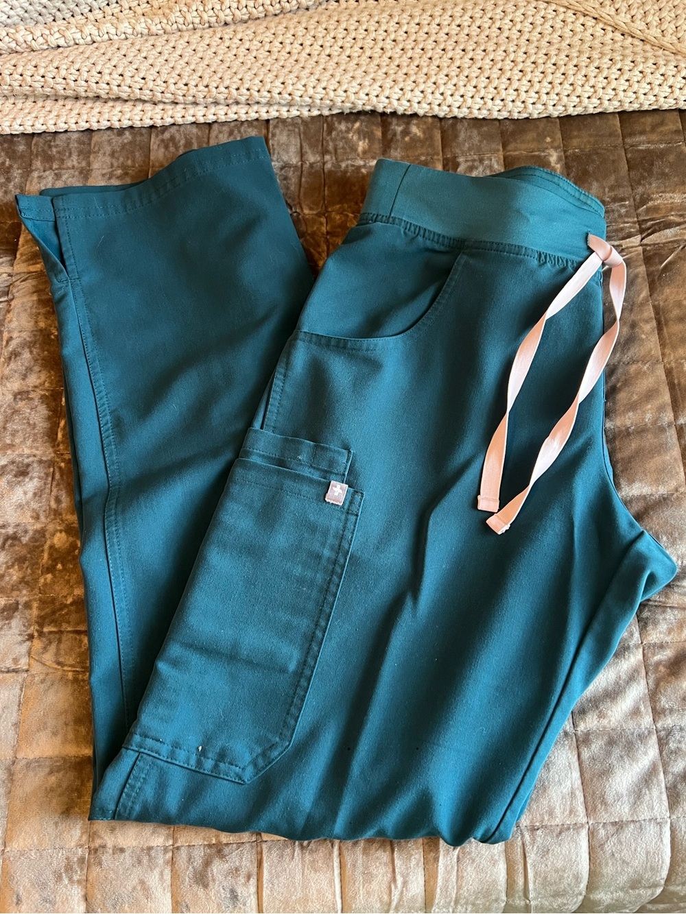 Figs Teal Kade Scrub Bottoms